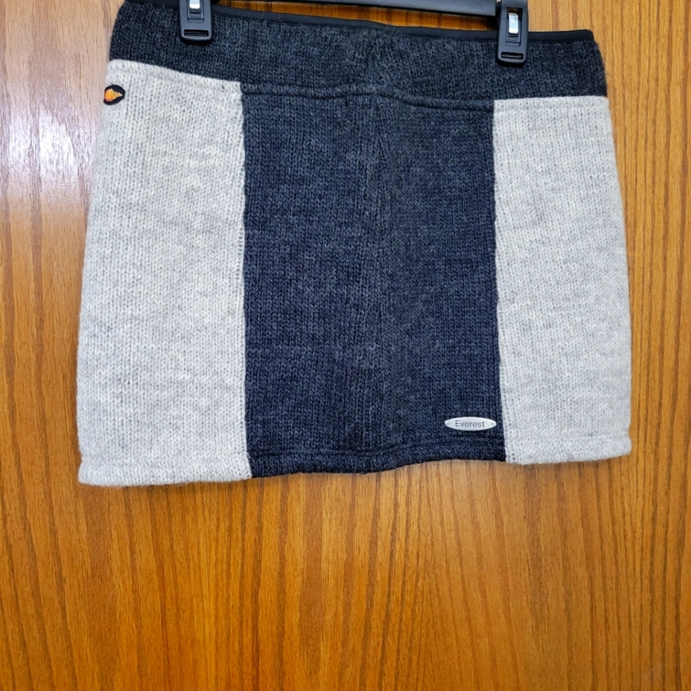 Wool mini skirt medium.